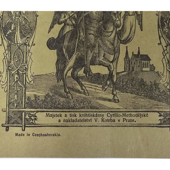 1924 Kalendar Svato-Varlavsky Bohemian Czech Catholic Church Religious Annual - Picture 4 of 6